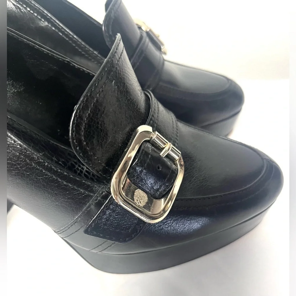 Vince Camuto Women's Grinilia Platform Loafer Clog, Black Size 8M